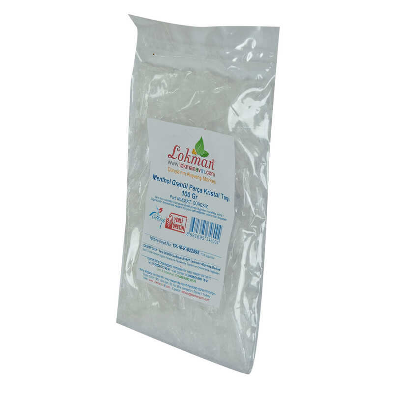 Menthol Granule Piece Crystal Stone 100 Gr