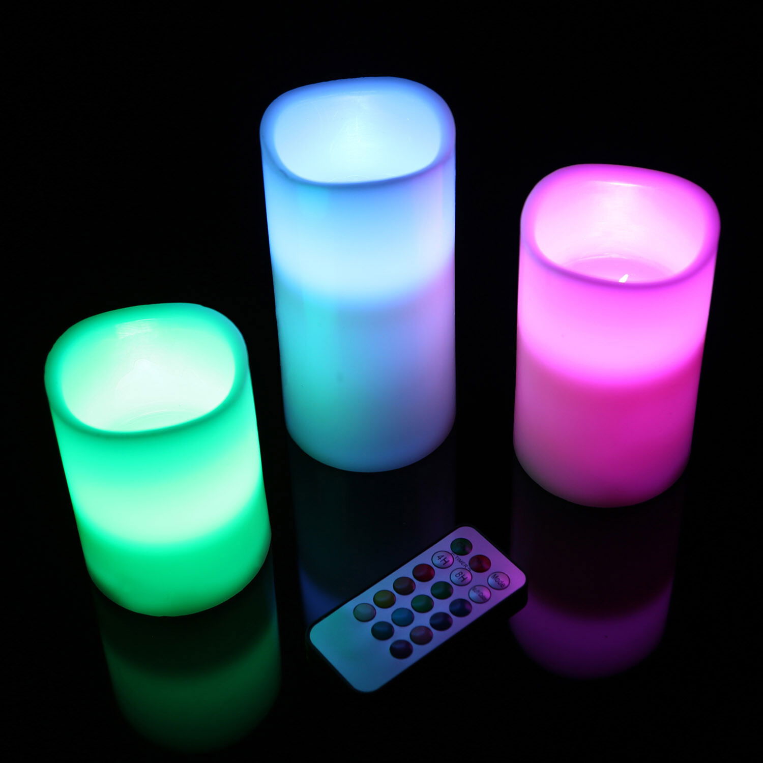 Paraffin Coated Controlled Led Candle (3 Pieces)