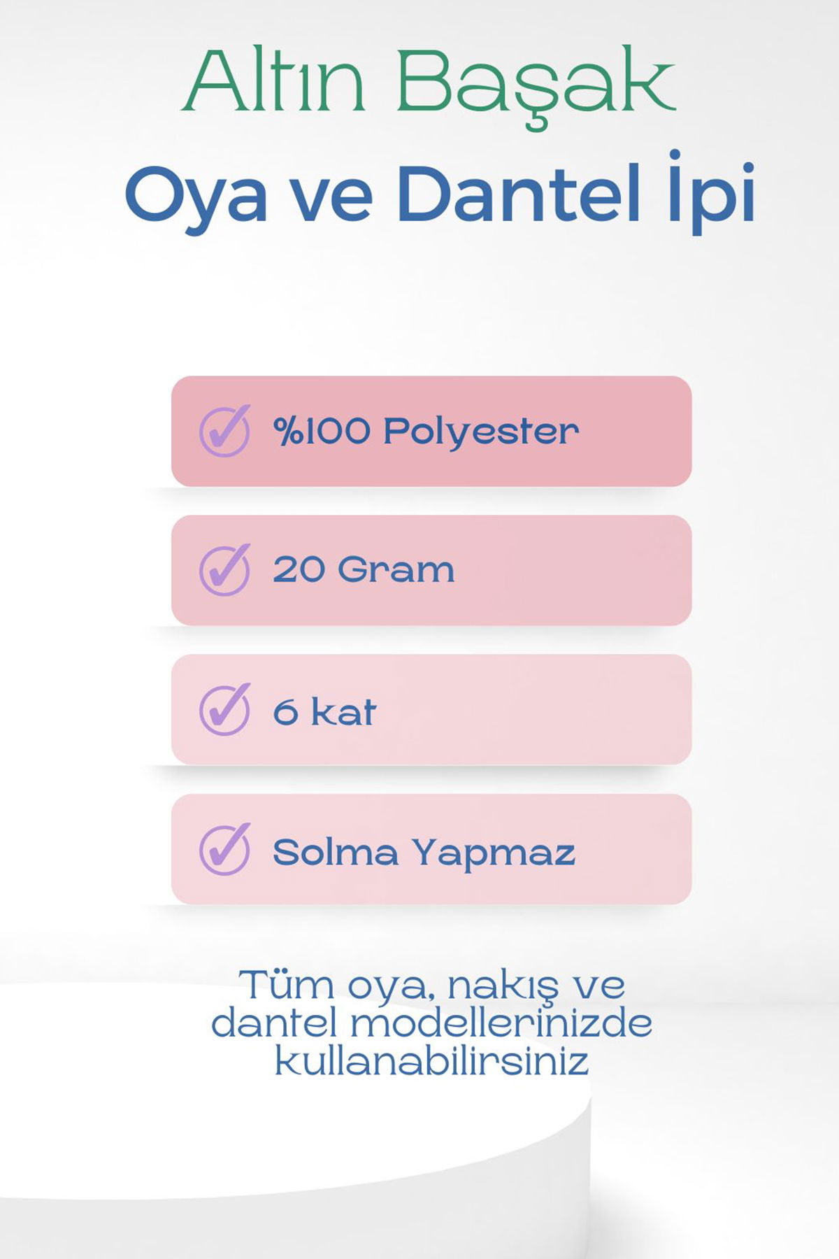 Altinbasak Oya and Lace Floss 20 gr - Turk - No: 505