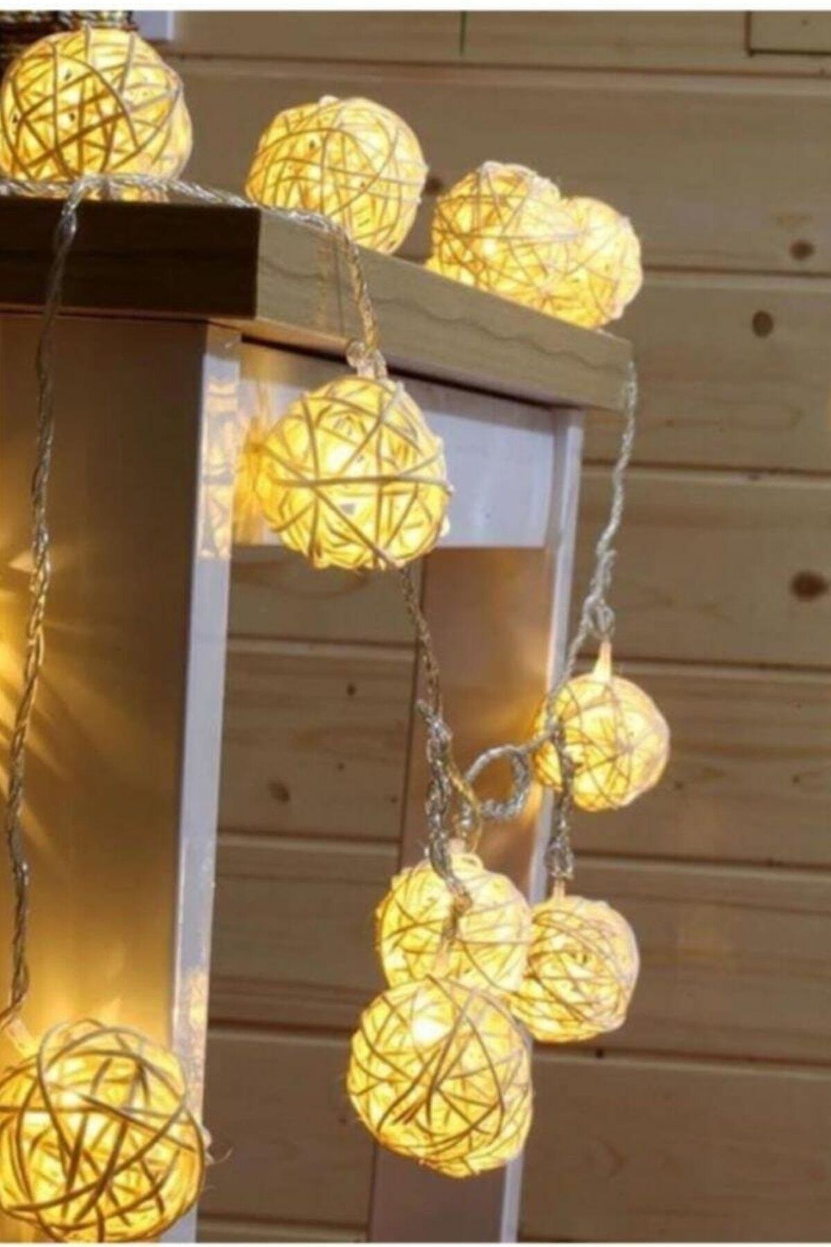 Straw Balls Led Light 2 meters DAYLIGHT Decor Lamp