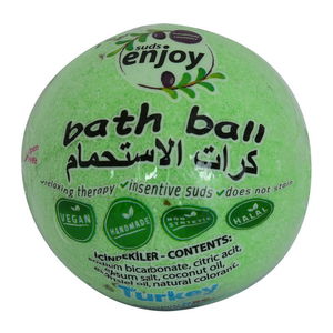 Eucalyptus Handmade Bath Tub Ball Soap Green 90-120 Gr