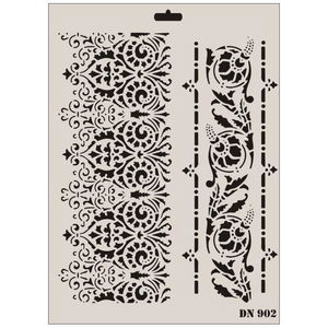 Rich Dantel Seri DN-902 Stencil 35x25 cm