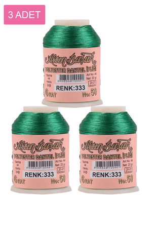 3 Pieces Altinbasak Oya and Lace Floss 20 gr - Turk - No: 333