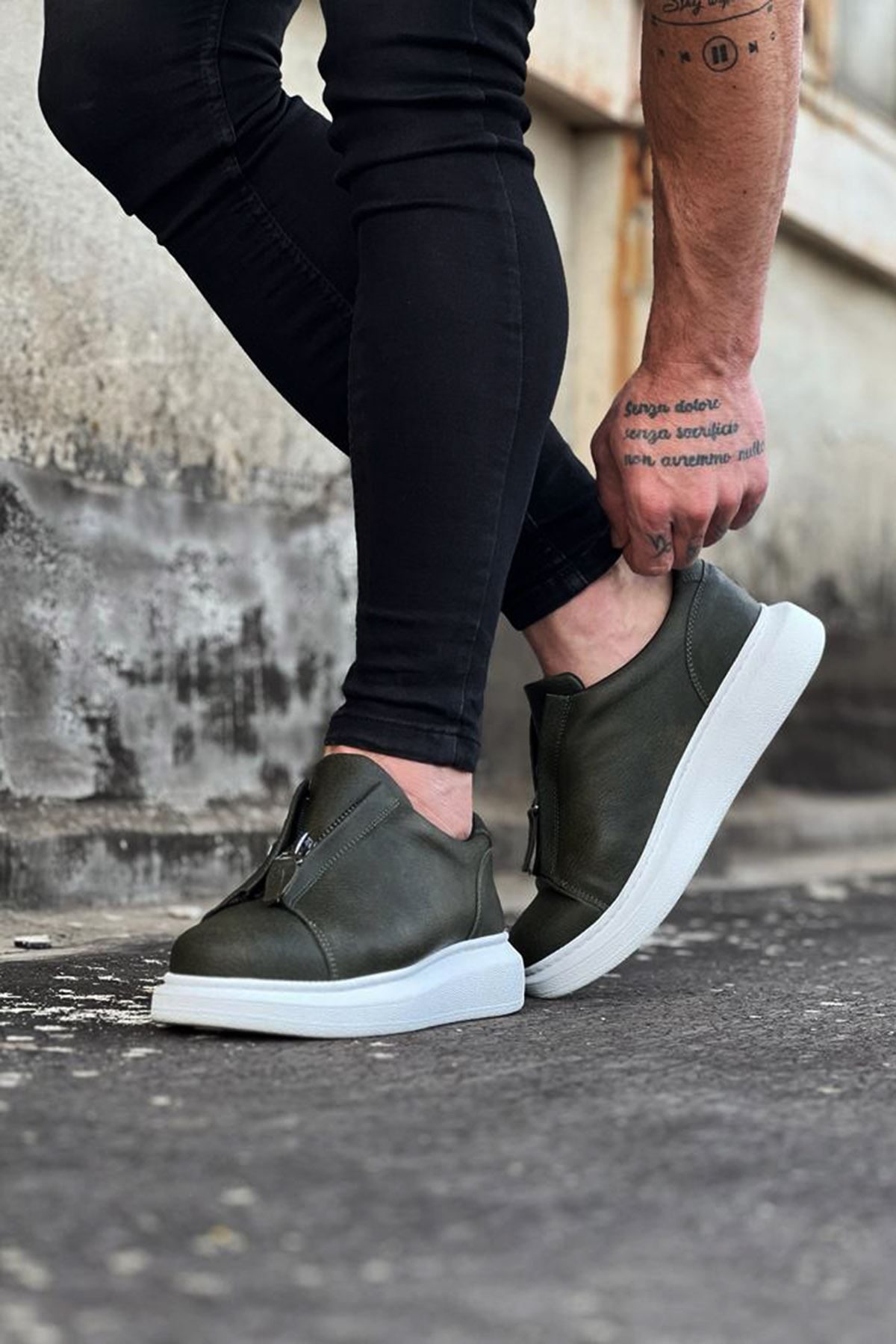 Khaki Men's Casual Shoes