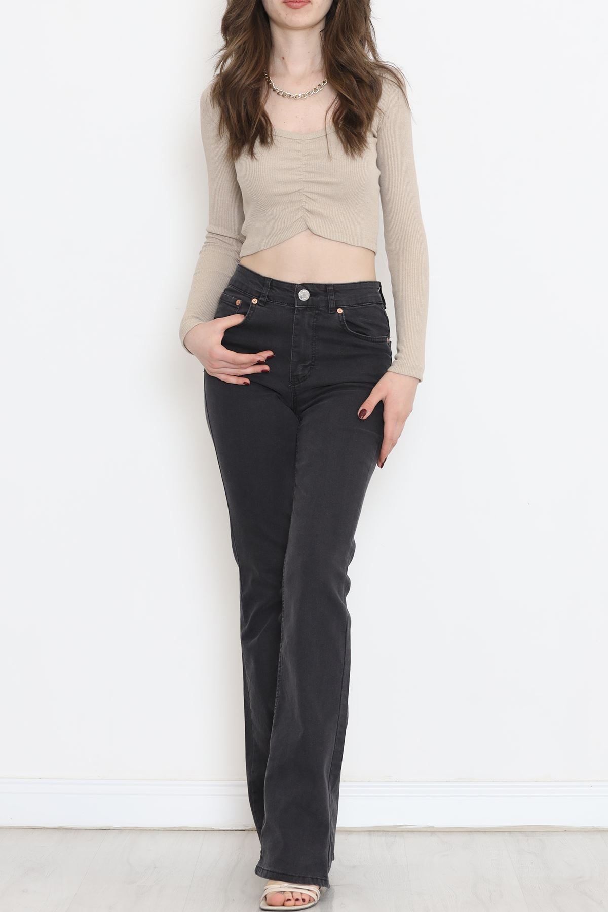 Flared Jeans Trousers Koyufüme6