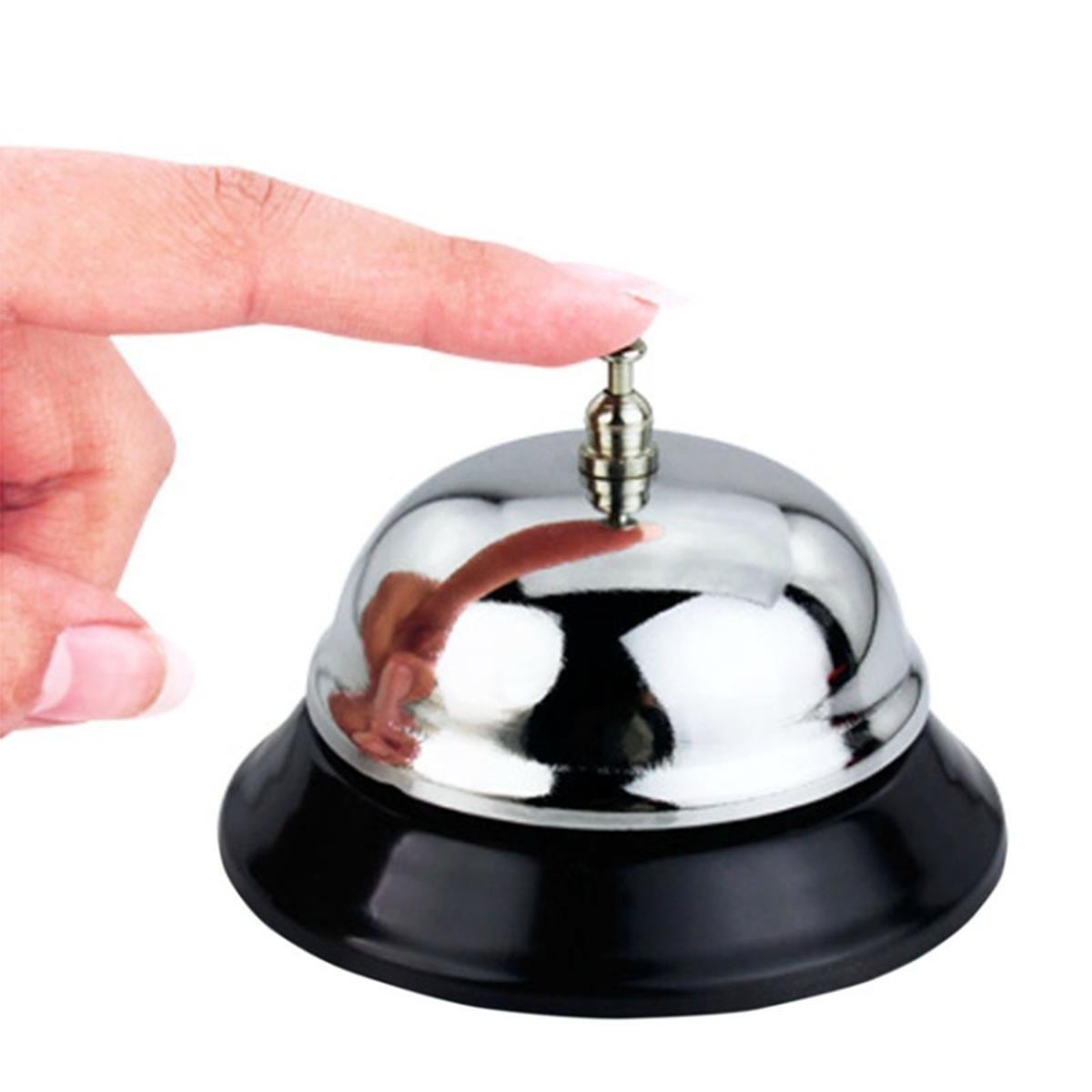 Reception Bell - Desk Bell Hotel Reception Desk Attendant Call Bell Silver