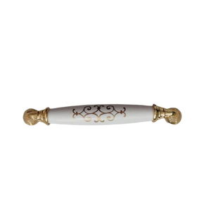 Classic Cylinder Handle Gold 128 mm