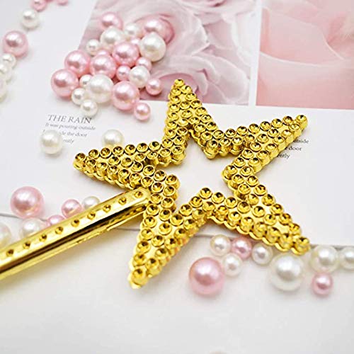 Gold Color Star Fairy Wand Fairy Wand 34 cm 1 Piece