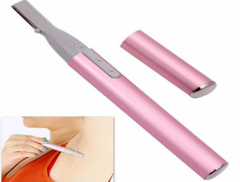 Lady Eyebrow and Mustache Plucking Machine - Battery Powered Facial Hair Remover