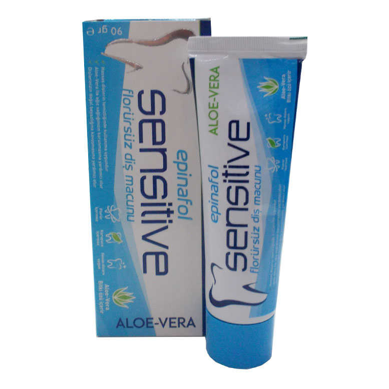 Toothpaste Fluoride Free Sensitive Aloe-Vera Extract 90 Gr