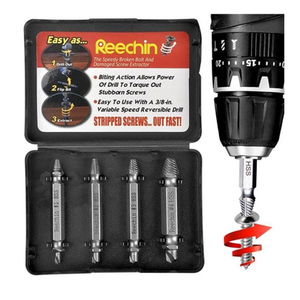 Easy Out 4-Pack Removal Kit - Damaged Screw Remover