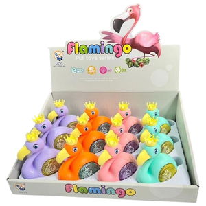 - CUTE FLAMINGO WITH WIND-UP LIGHT