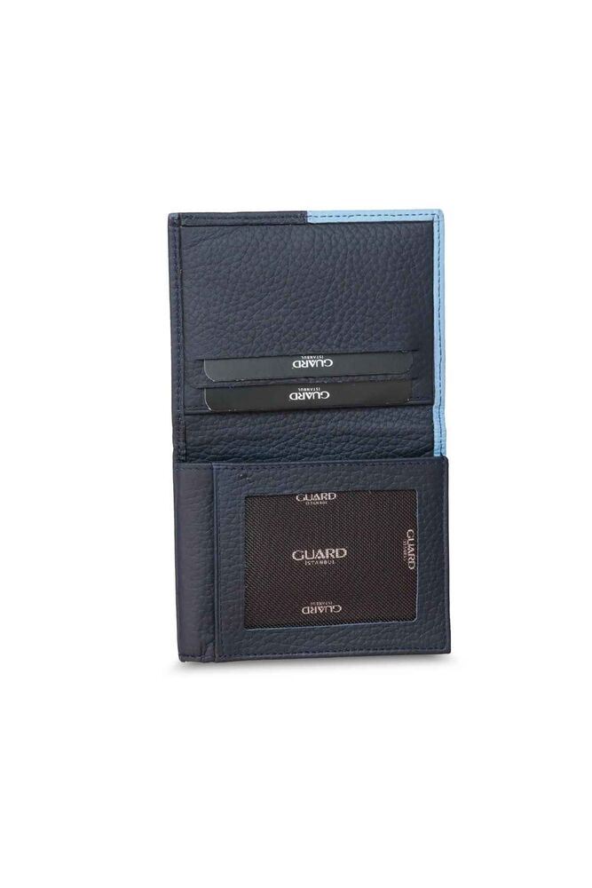 Matte Turquoise/Blue Leather Men's Wallet