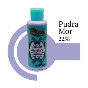 Rich Multi Surface 2258 Pudra Mor Acrylic Boya 130 cc