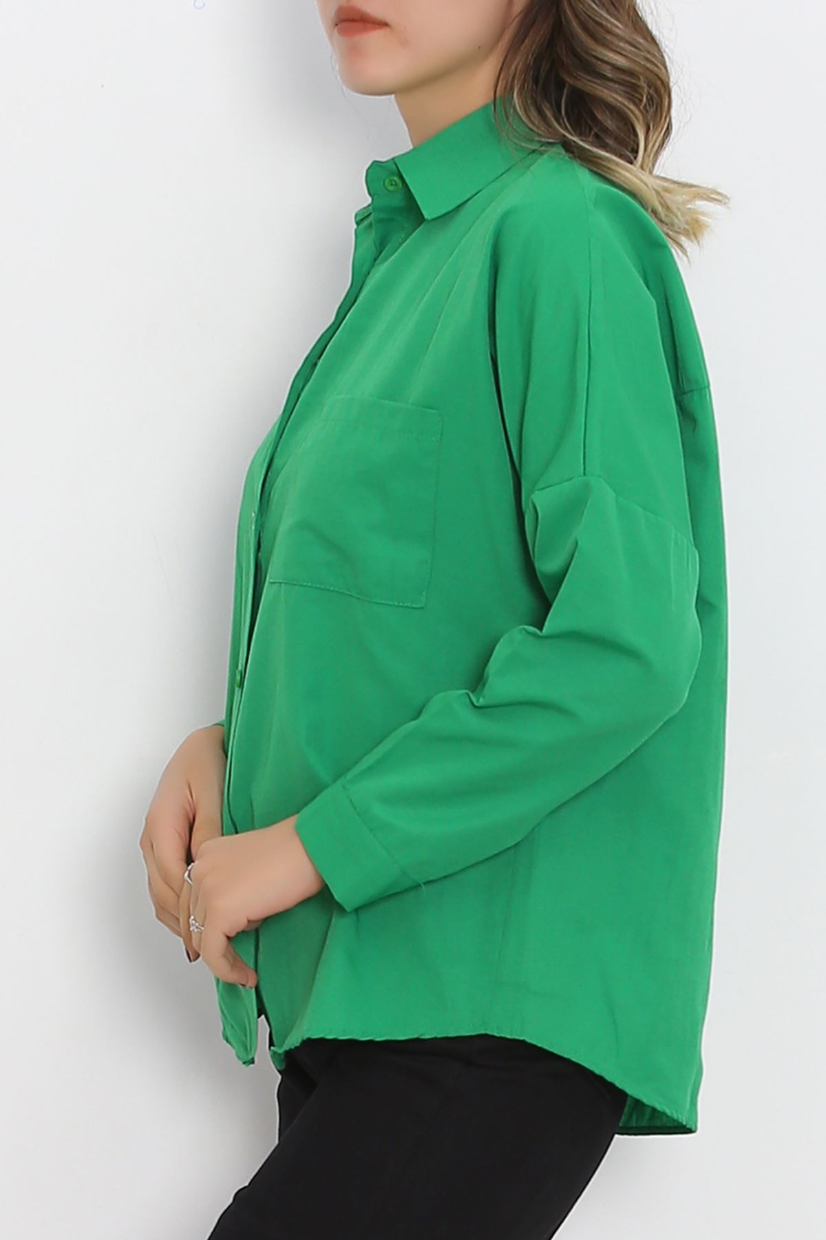 One Pocket Shirt Green