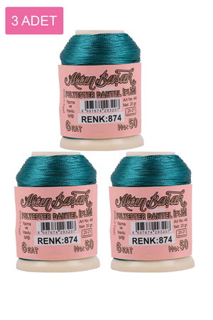 3 Pieces Altinbasak Oya and Lace Floss 20 gr - Turk - No: 874