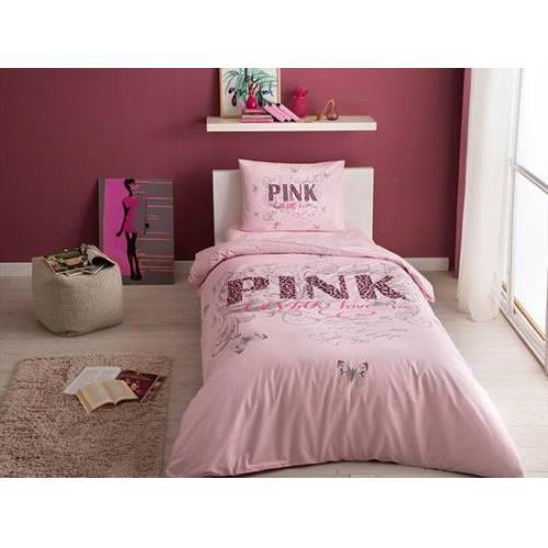 Ranforce Double Duvet Cover Pink Pink