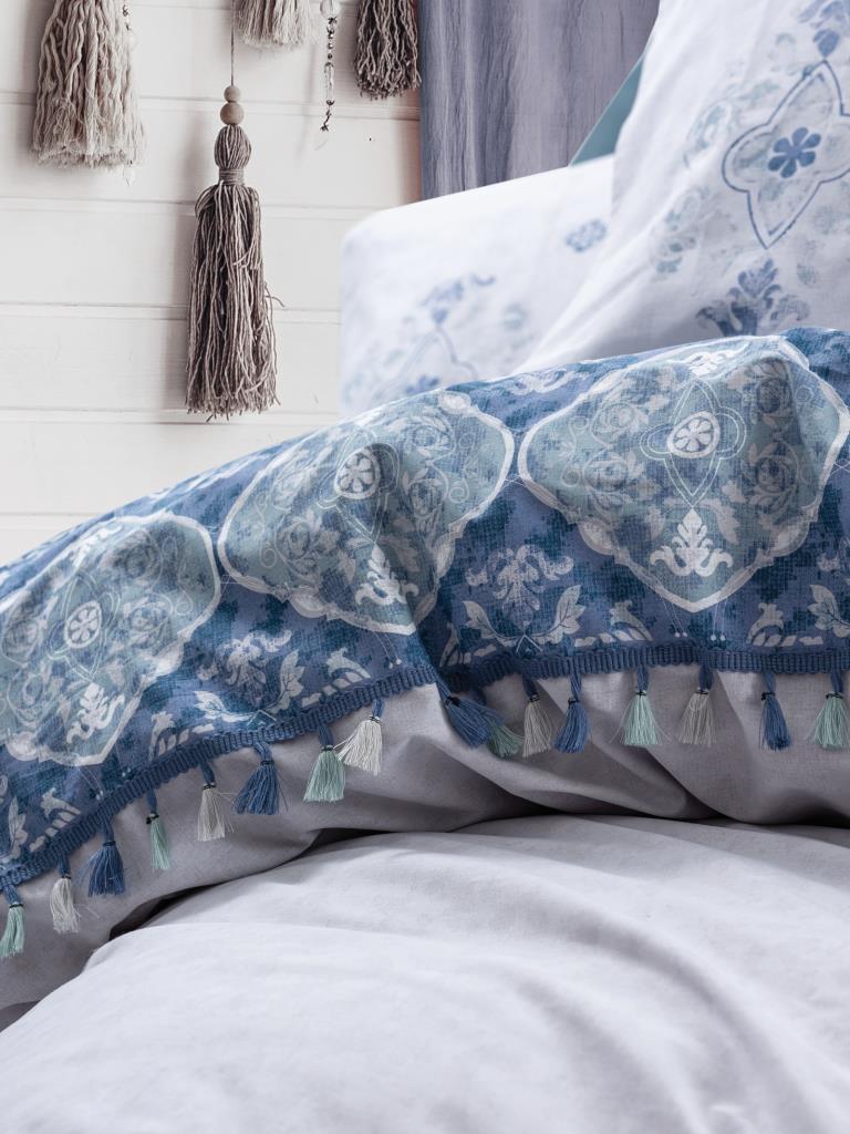 Double Duvet Cover Jeni Blue