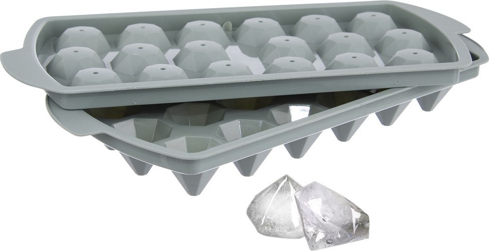 Diamond Diamond Shaped Ice Mold 18 Compartments