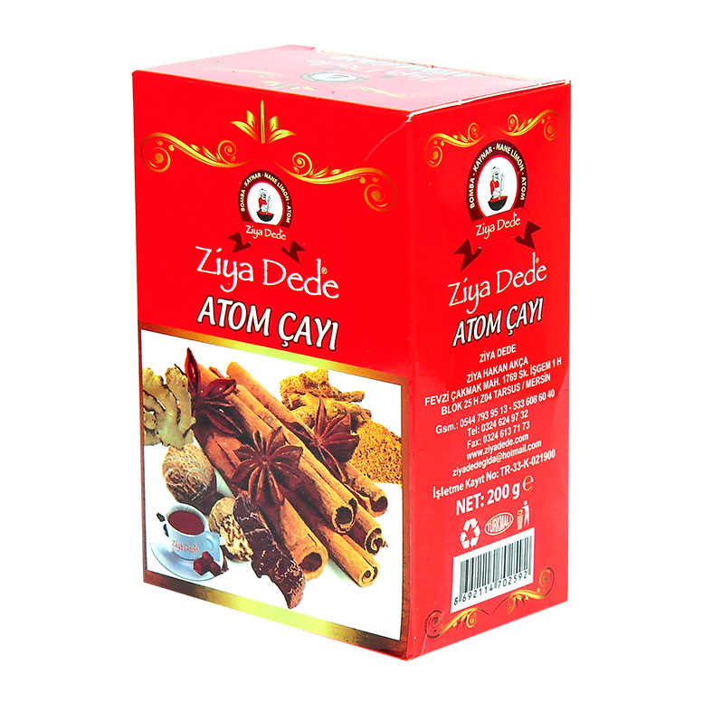 Atom Cube Sugar Tea Ginger Clove Cinnamon 150 Gr