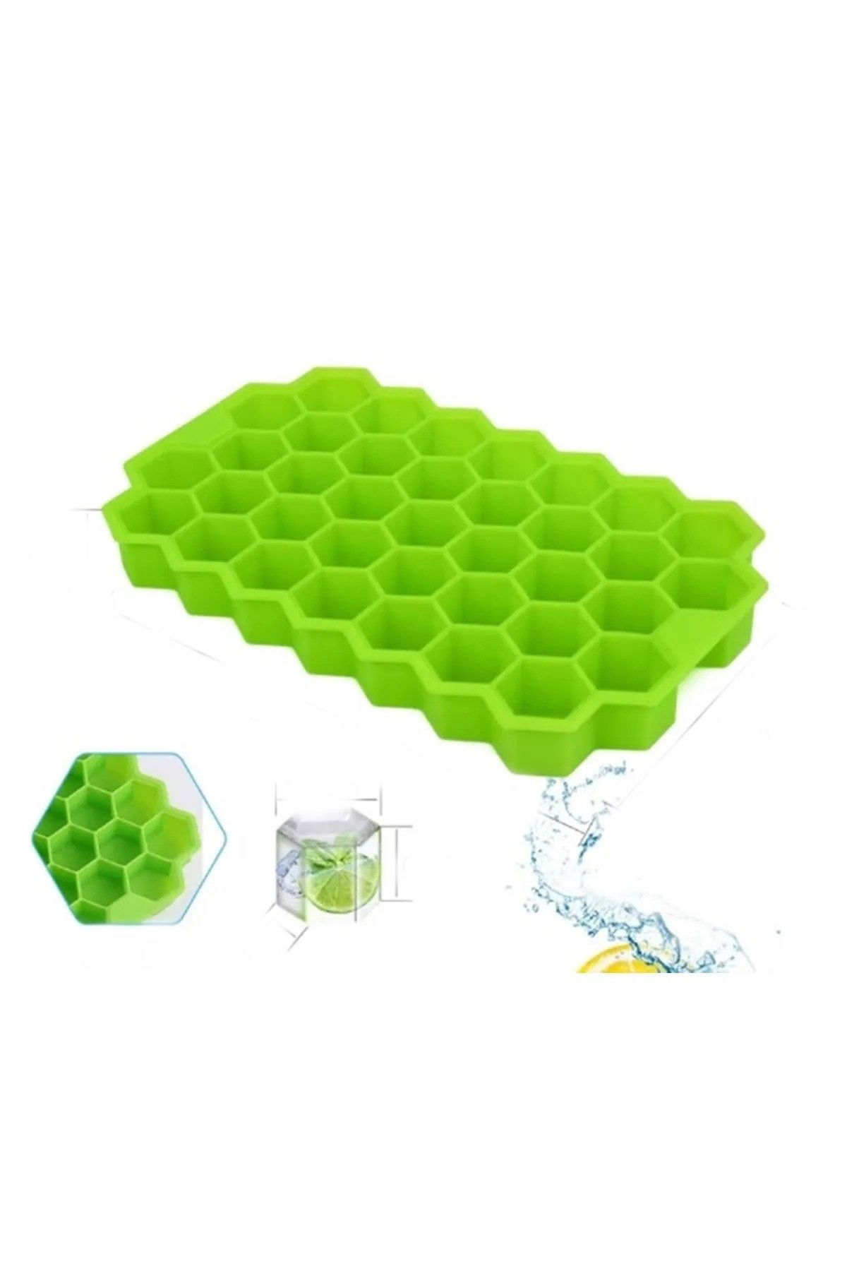 37 Compartment Silicone Honeycomb Ice Mold Cooler