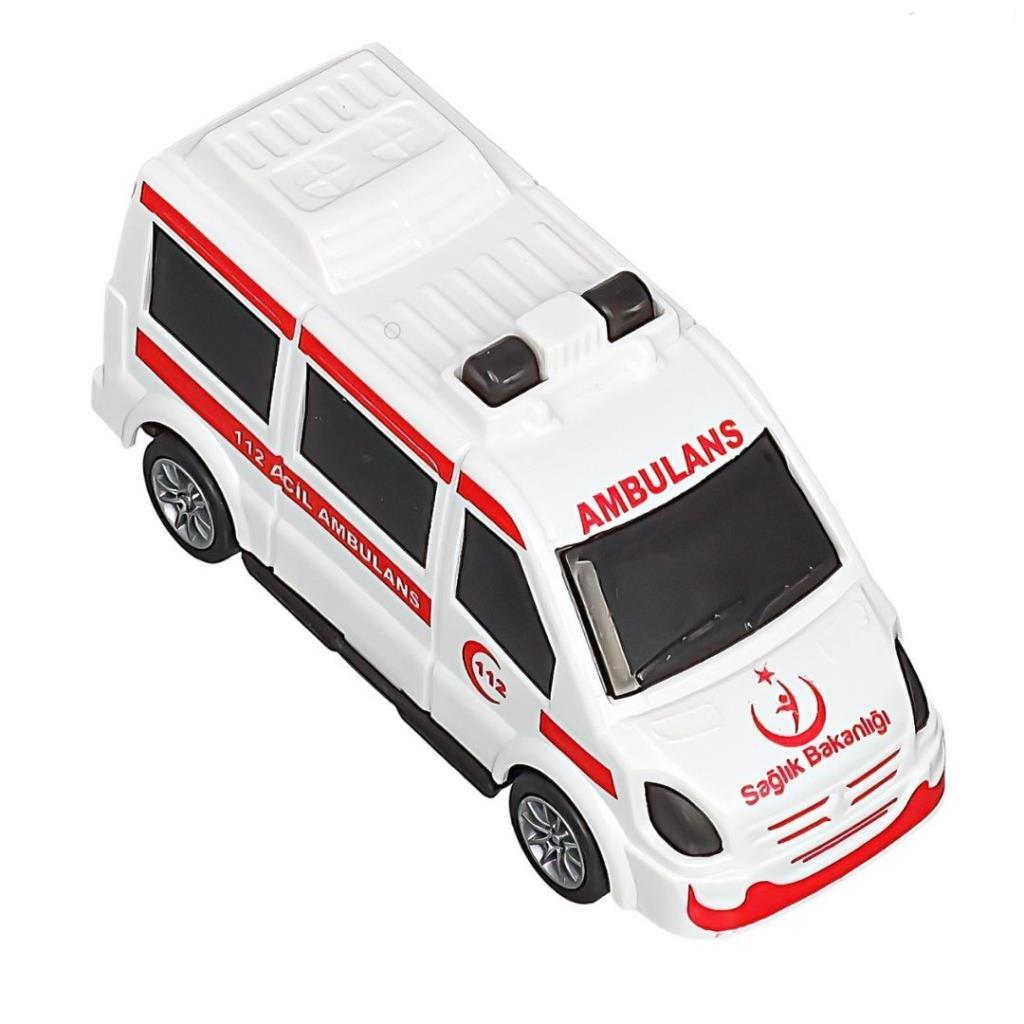 Pull Drop Police Military Fire Brigade Ambulance 11 Cm