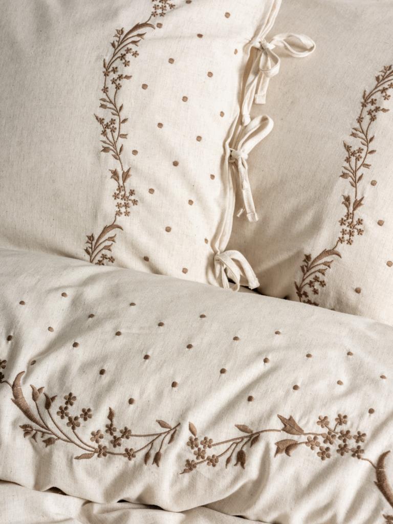 Cotton Linen Double Duvet Cover Set Pelias