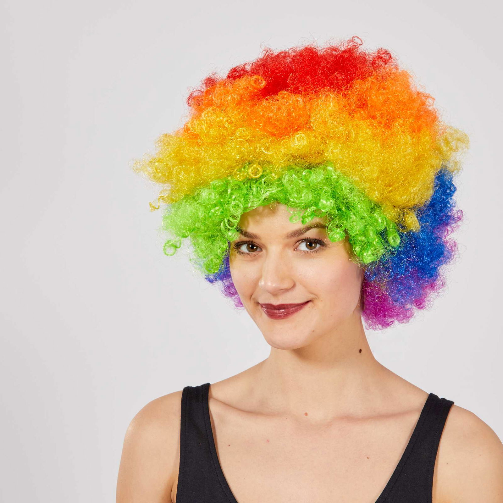 Colorful Curly Afro Bonus Wig