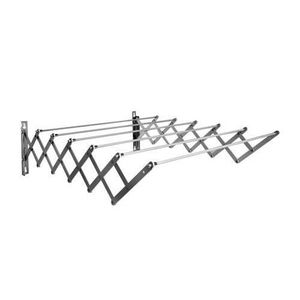 Aluminum Foldable Laundry Rack 70 cm 7 Rods