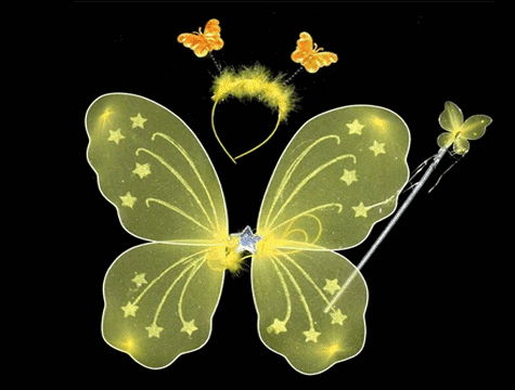 Demonstration Butterfly Wing (3 Piece)-Yellow