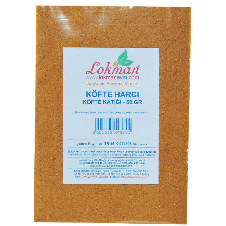 Meatball Spice Mix 50 Gr Package