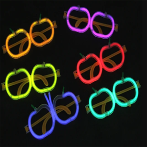 Glow Stick Apple Glasses - Glow Party Glasses - Glow Stick Glasses 12 Pcs