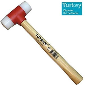 Topshop 09465 Wood Handle Plastic Mallet 50 mm