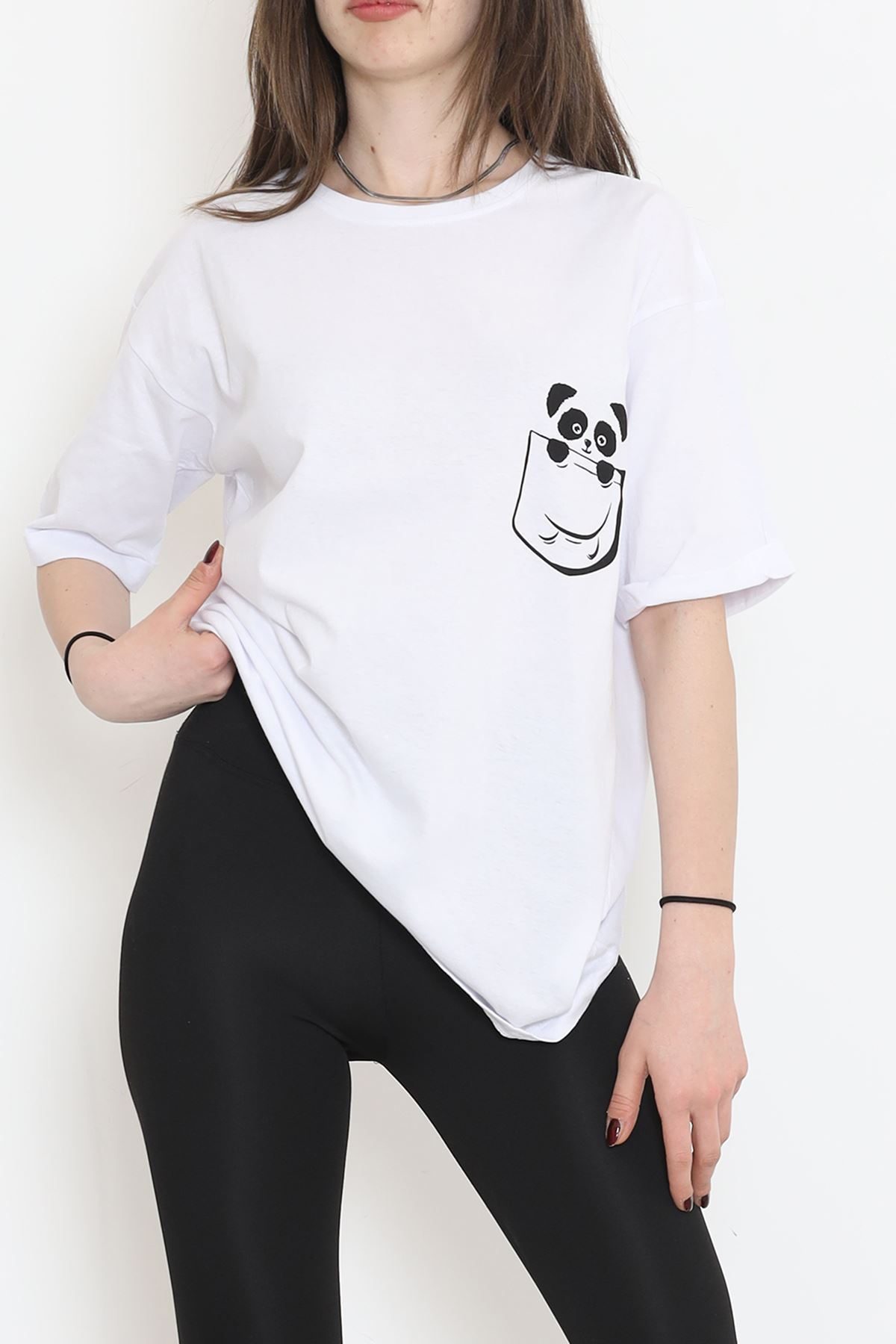 Pocket Printed T-Shirt White