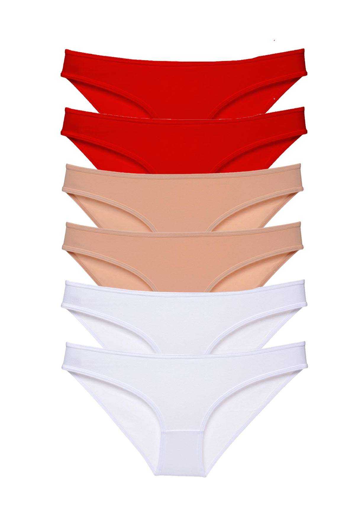 6pcs Super Eco Set Lycra Women Slip Panties 547