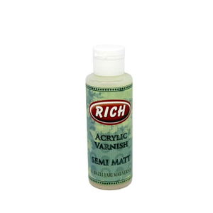 Rich Water Based Semi-Matt Varnish 120 ml