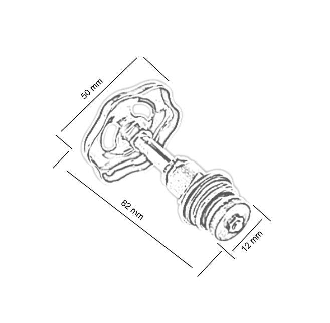 Topsan Stop Valve Set 1/2