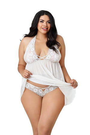 Lace Plus Size Nightgown