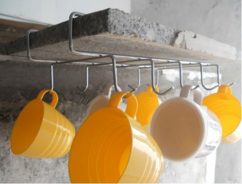 10 Hooks Portable Cup Rack