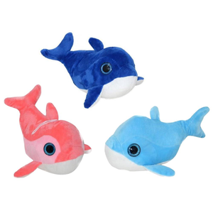 Plush Dolphin Fish With Glass Eyes