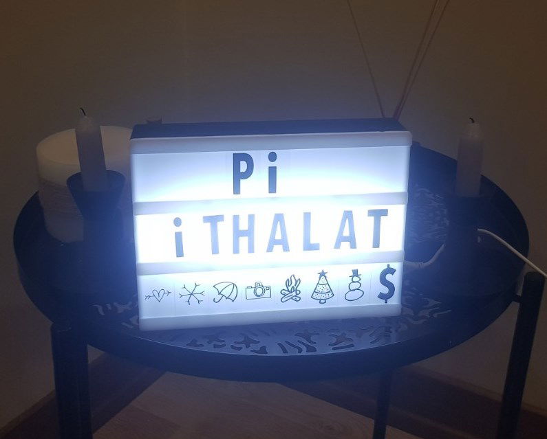 Light Box A5 Led Board With Letters Illuminated Message