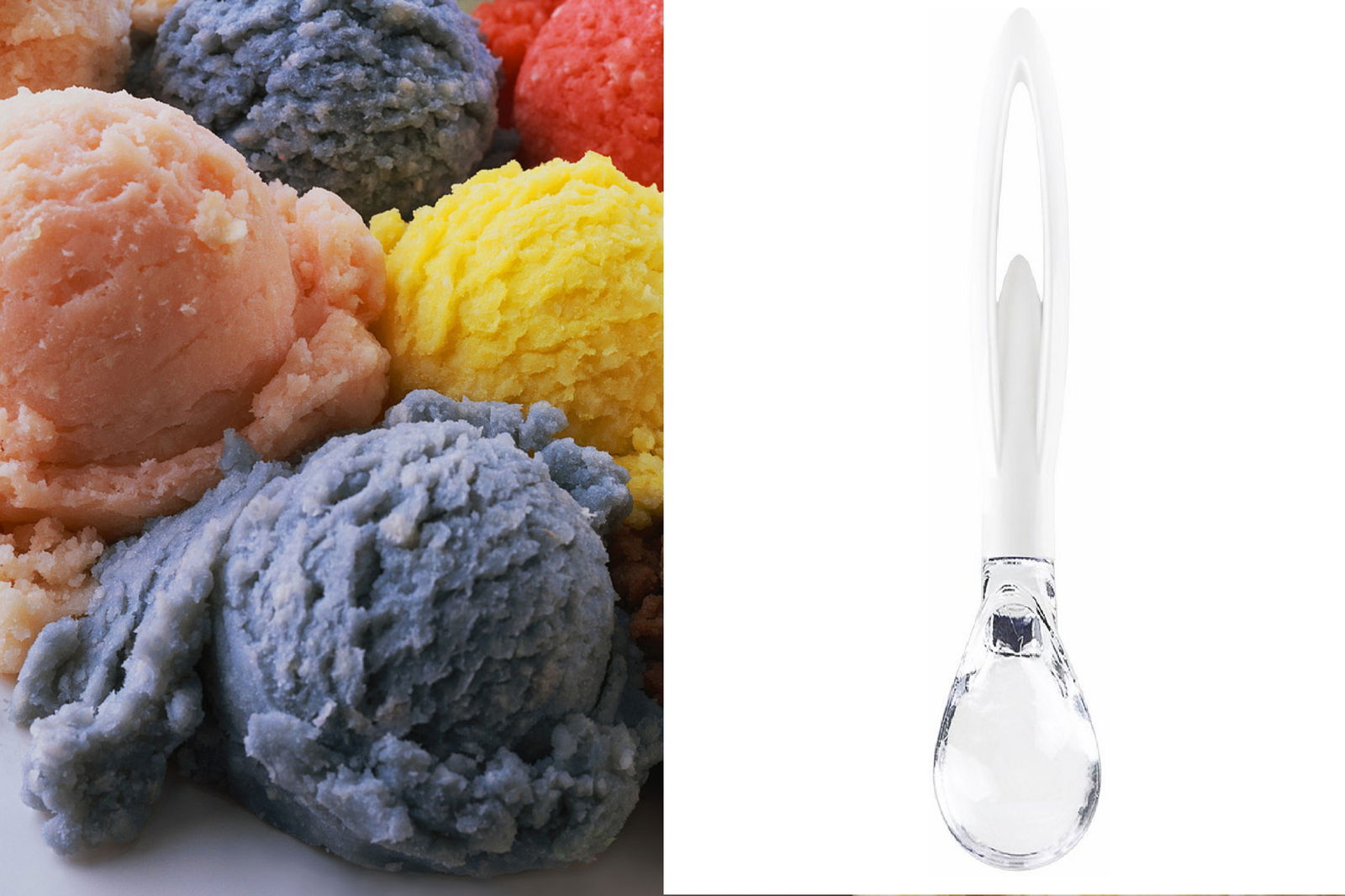 Ice Cream Spoon - Transparent Mica Tip