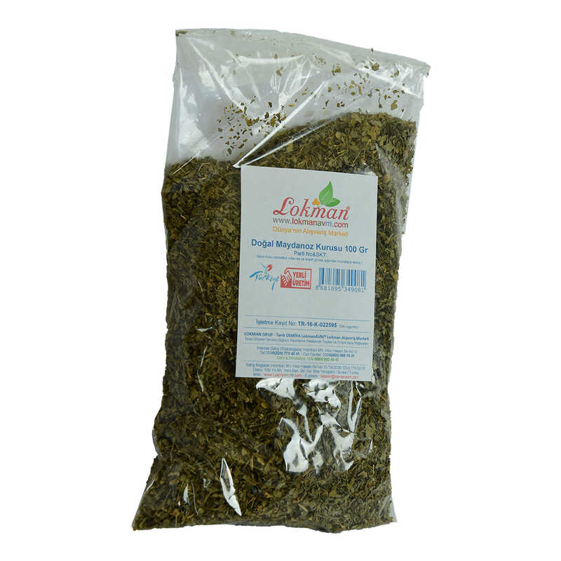 Dried Parsley Natural 100 Gr Package