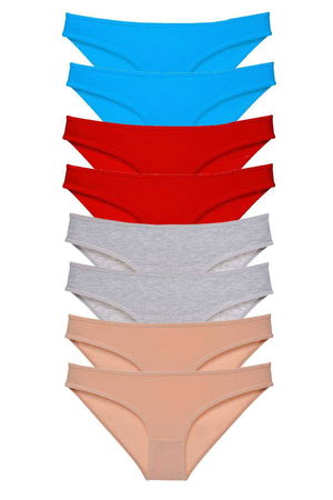 8pcs Super Eco Set Lycra Women Slip Panties 534