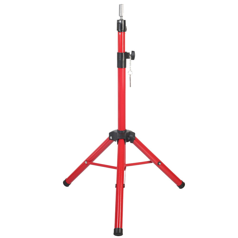 Metal Tripod / Red + Carrying Case For Custom Hairdresser Training Manikin