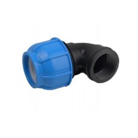 Poelsan Blue 20X1/2 Coupling Female Elbow