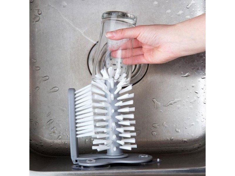 Hand Dishwashing Brush with Suction Cup