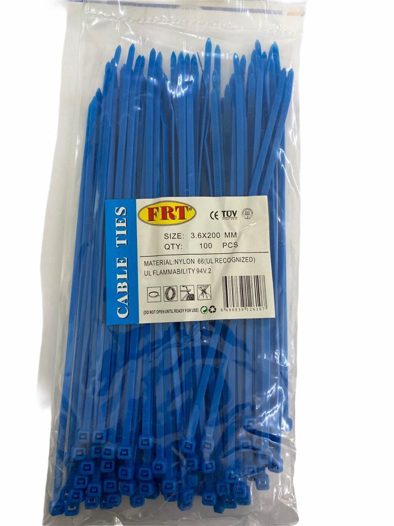 FRT Blue 3,6X200 Cable Tie