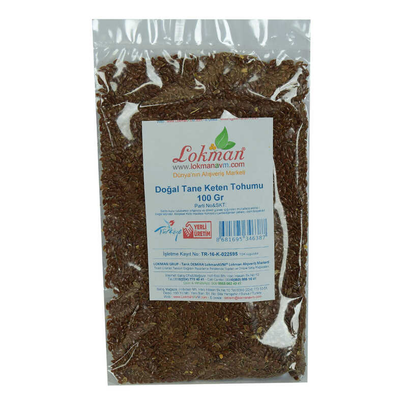 Flaxseed Grain Natural 100 Gr Package