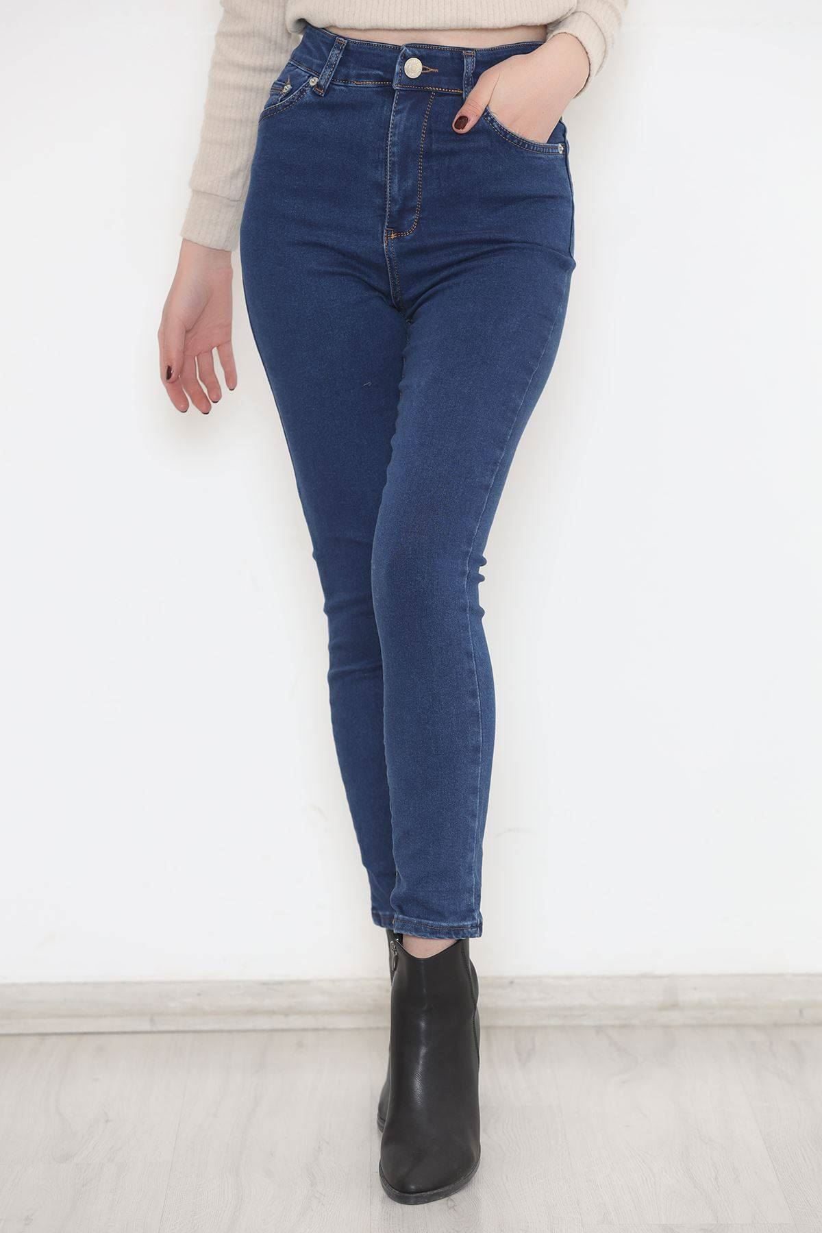 Narrow Leg Jeans Mavi1